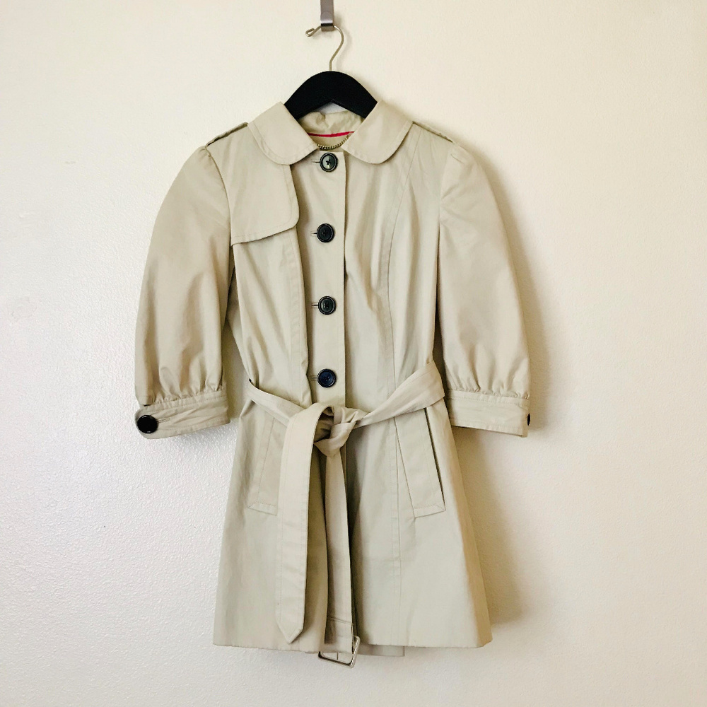 Banana Republic short-sleeve trench coat